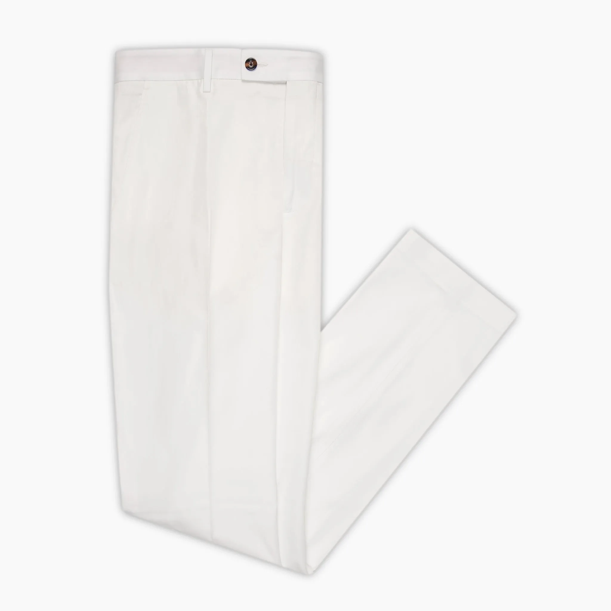 Boris Chino Pants Luxury Gabardilia (Milk)
